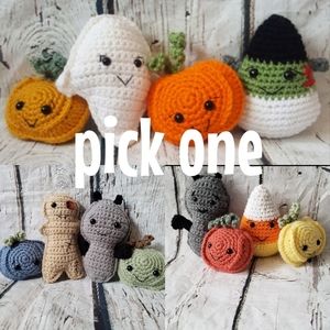 Crochet Halloween Amigurumi decor